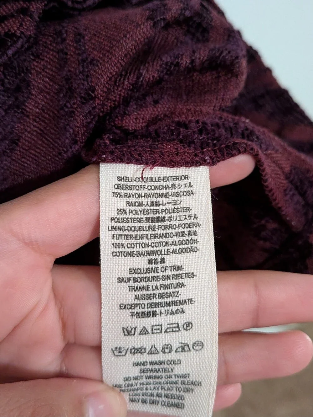 Free People Chenille Zebra Drop Waist Dress